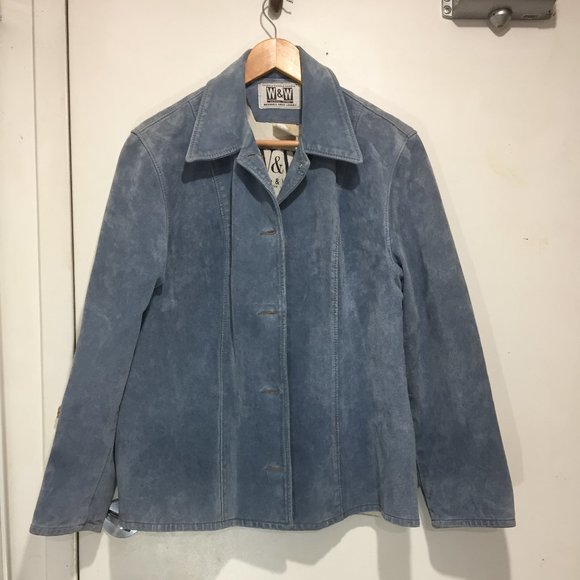 VINTAGE WASH & WEAR SUEDE JACKETS SIZE L - Picture 2 of 7